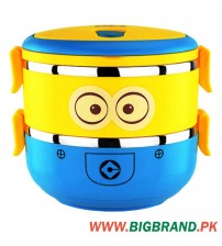 2 Layer Cute Cartoon Stainless Steel Lunch Box For Kids